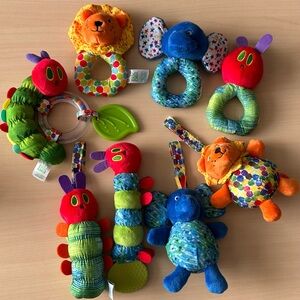 Eric Carle baby toys, teether, rattles
